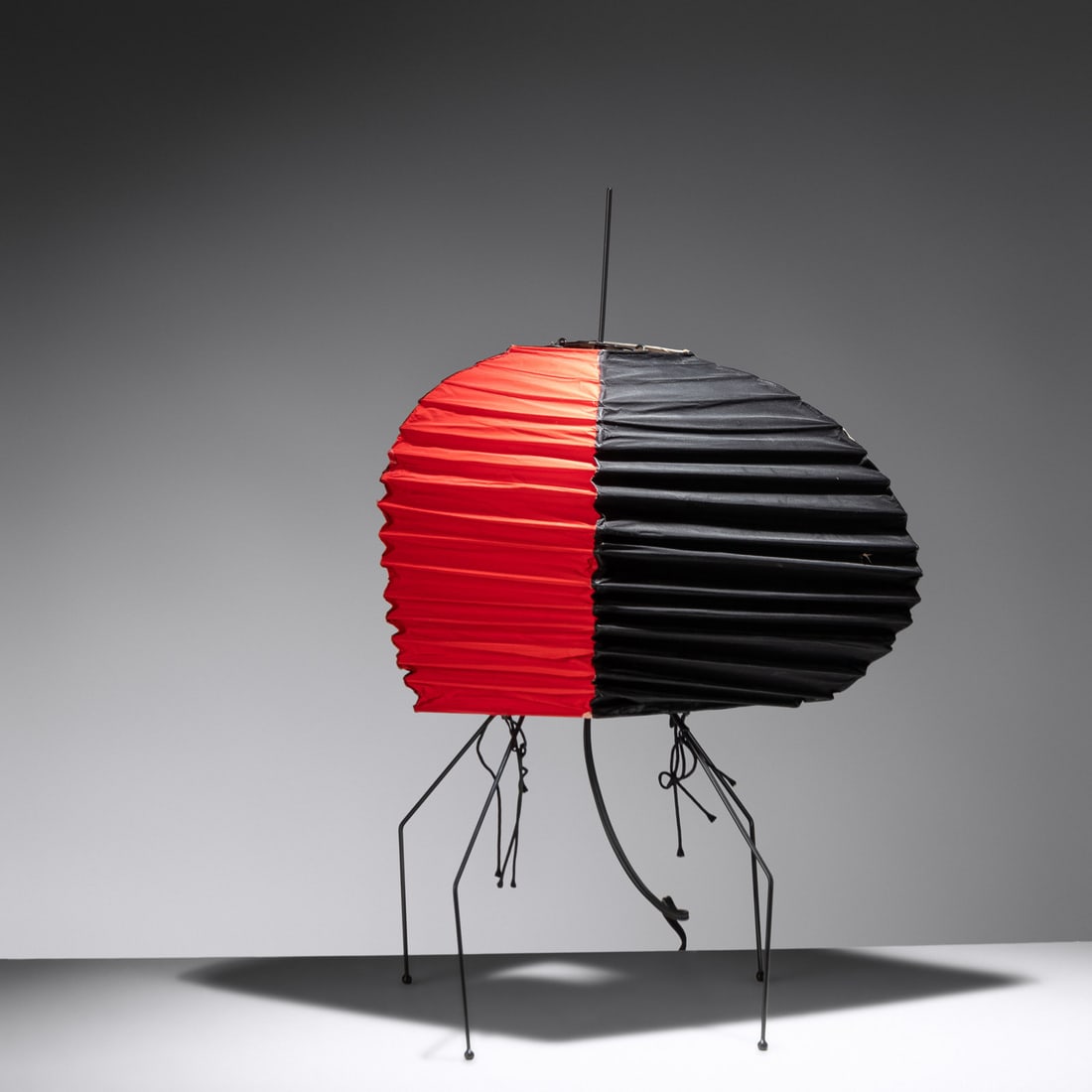 Isamu Noguchi (1904-1988) Akari Light Sculpture, Ozeki & Co., Ltd., Japan: Isamu Noguchi (1904-1988) Akari Light Sculpture Ozeki & Co., Ltd., Japan washi paper, enameled steel with manufacturer's mark H 19 1/2 x W 12 x D 12 1/2 inches