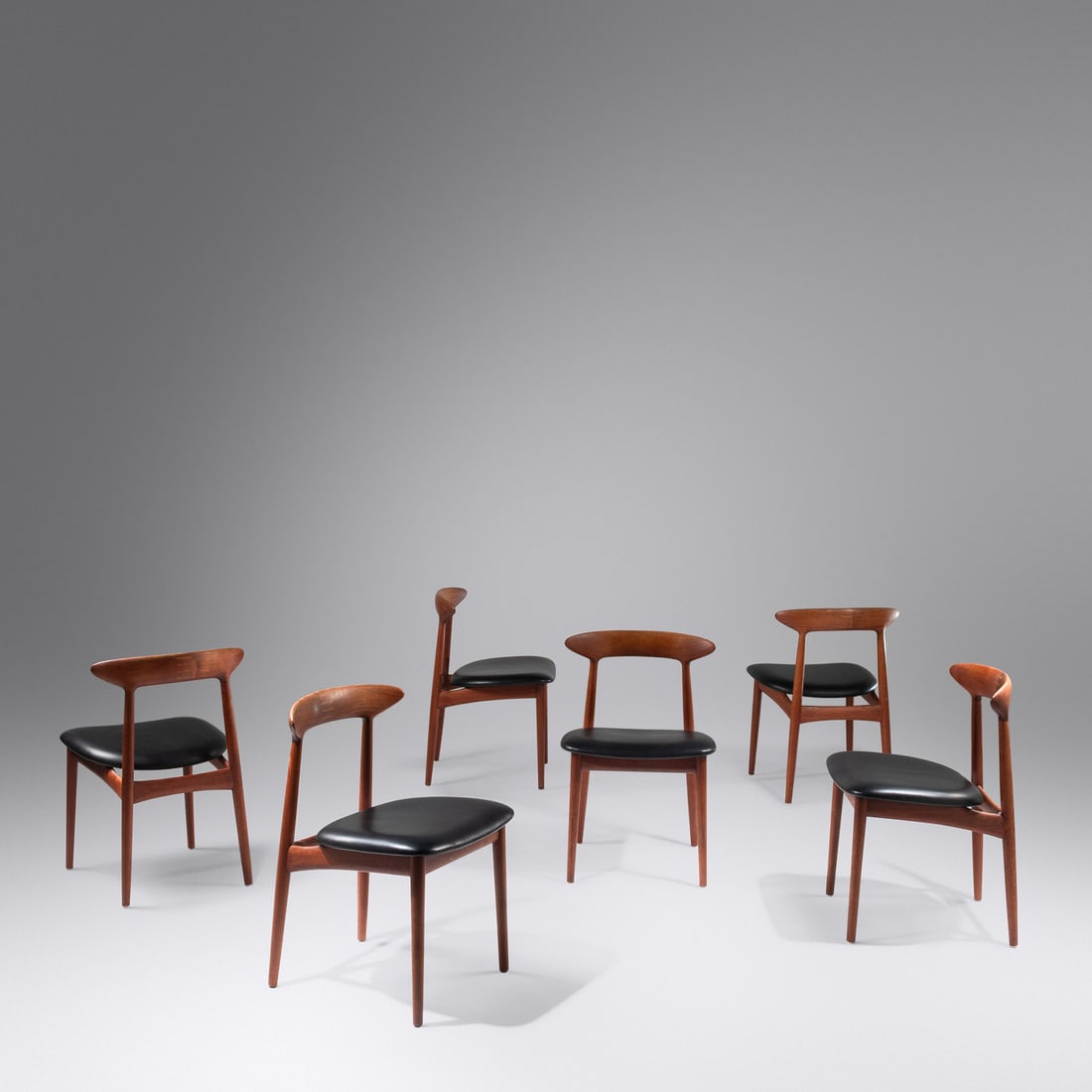 Kurt Østervig (1912-1986)  Set of Six Dining Chairs Brande Mobelindustri, Denmark (1 of 2)