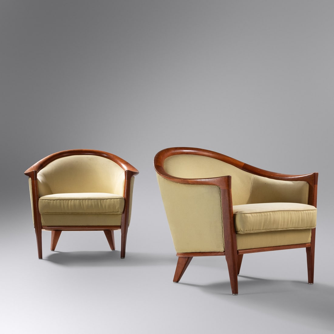 Bertil Fridhagen (1905-1993) Pair of Lounge Chairs Sweden, c. 1960 (1 of 2)