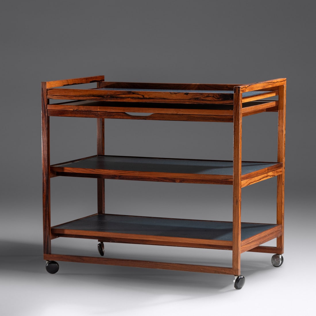 Danish Cabinet Maker  Mid 20th Century Bar Cart / Serving Cart, c. 1960 Vantinge Mobelindustri, (1 of 2)