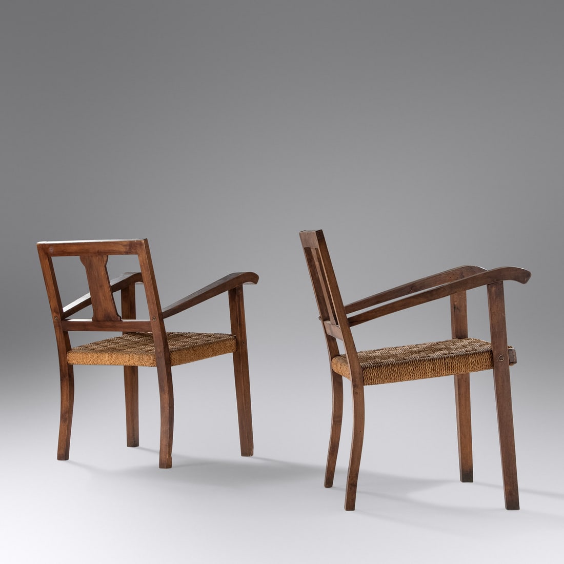 Italian Mid 20th Century Pair of Armchairs, c. 1950 (1 of 2)