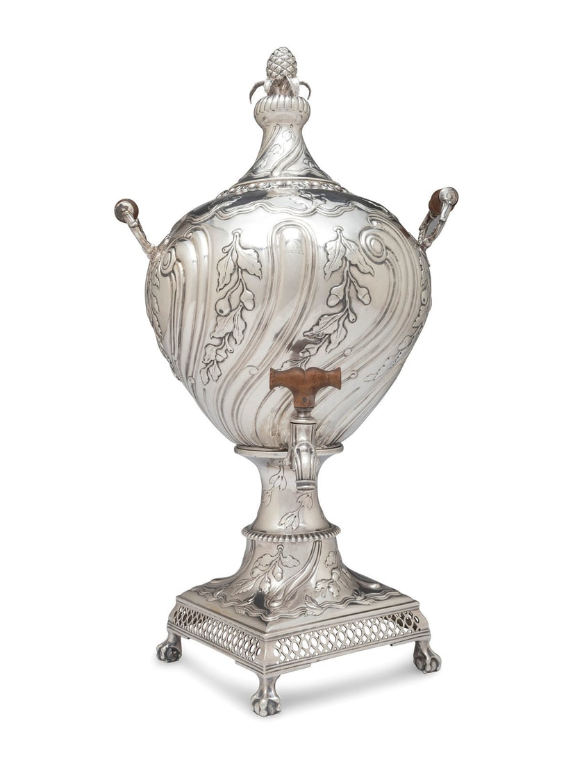 A Scottish George III Silver Tea Urn (1 of 7)