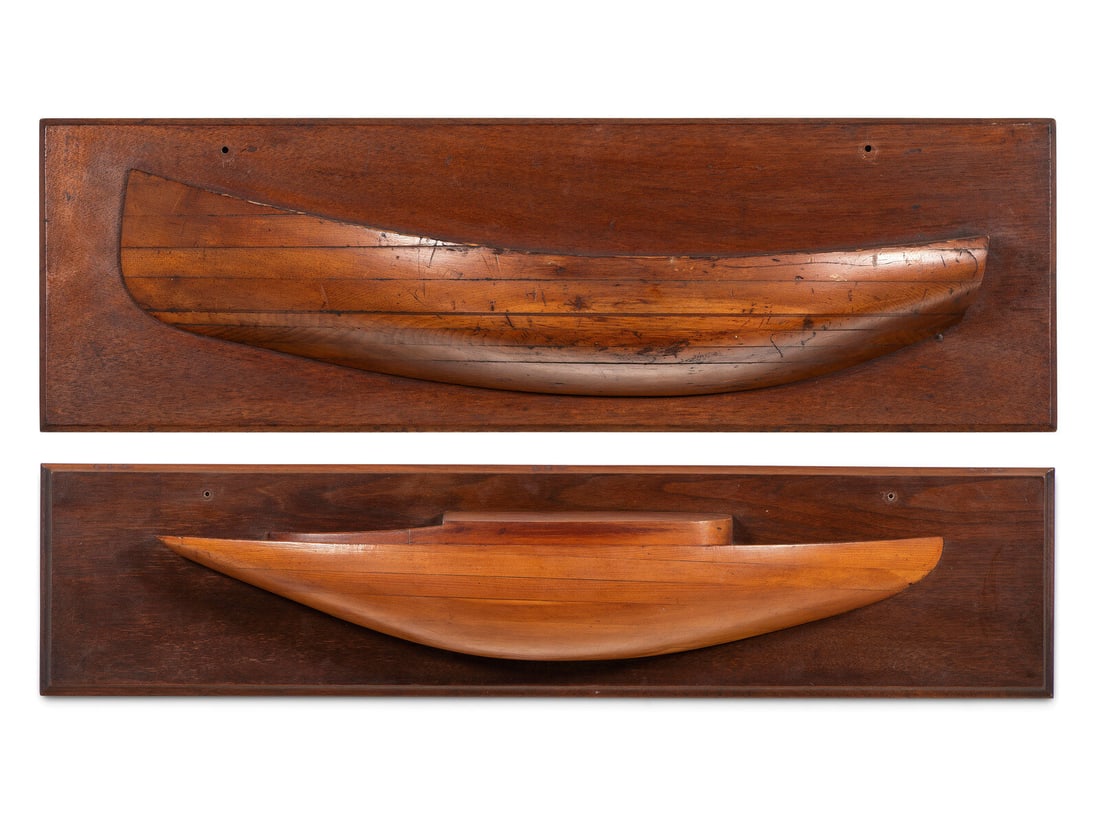 Two Mounted Half Hull Models (1 of 7)