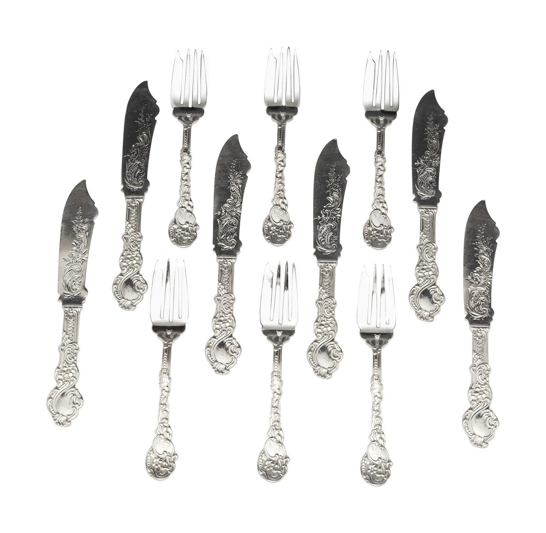 An American Silver Dessert Service (1 of 4)