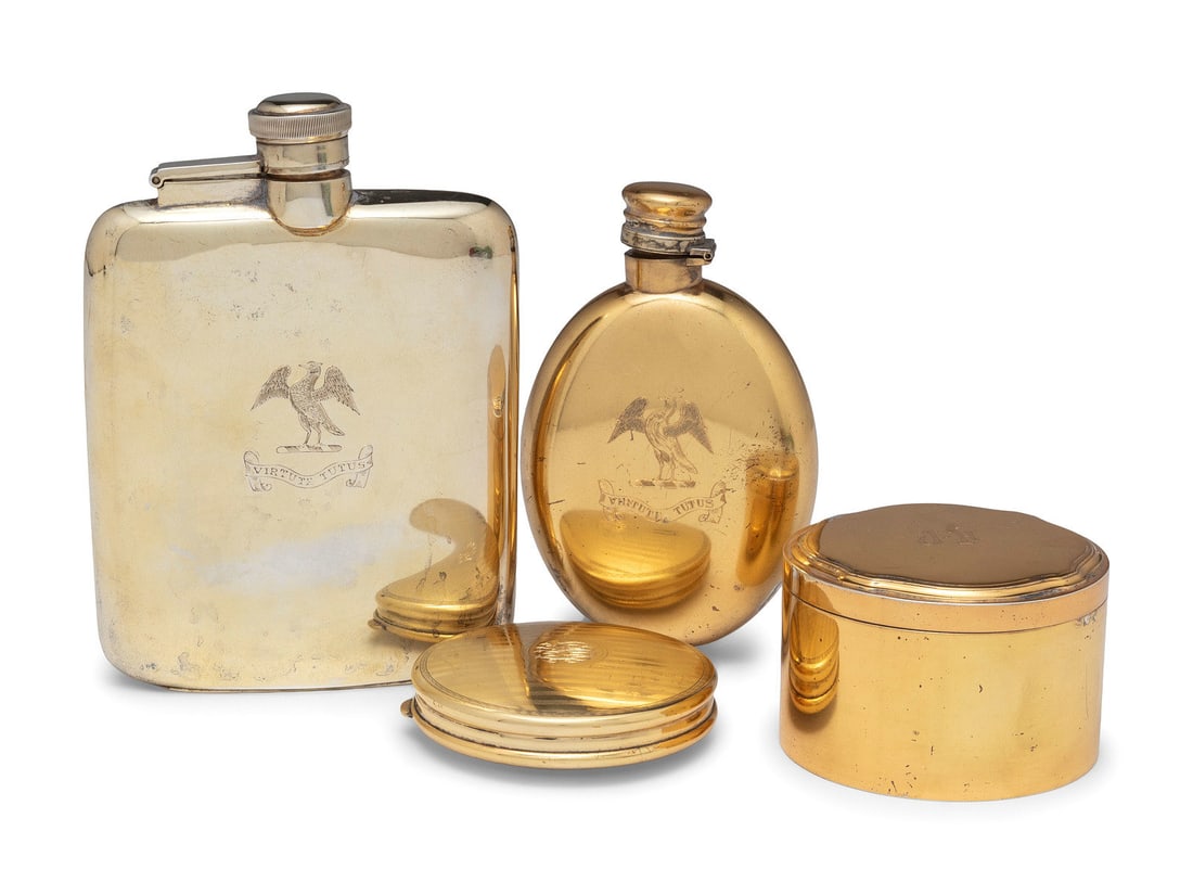 Four Silver-Gilt Hollowware Articles (1 of 14)