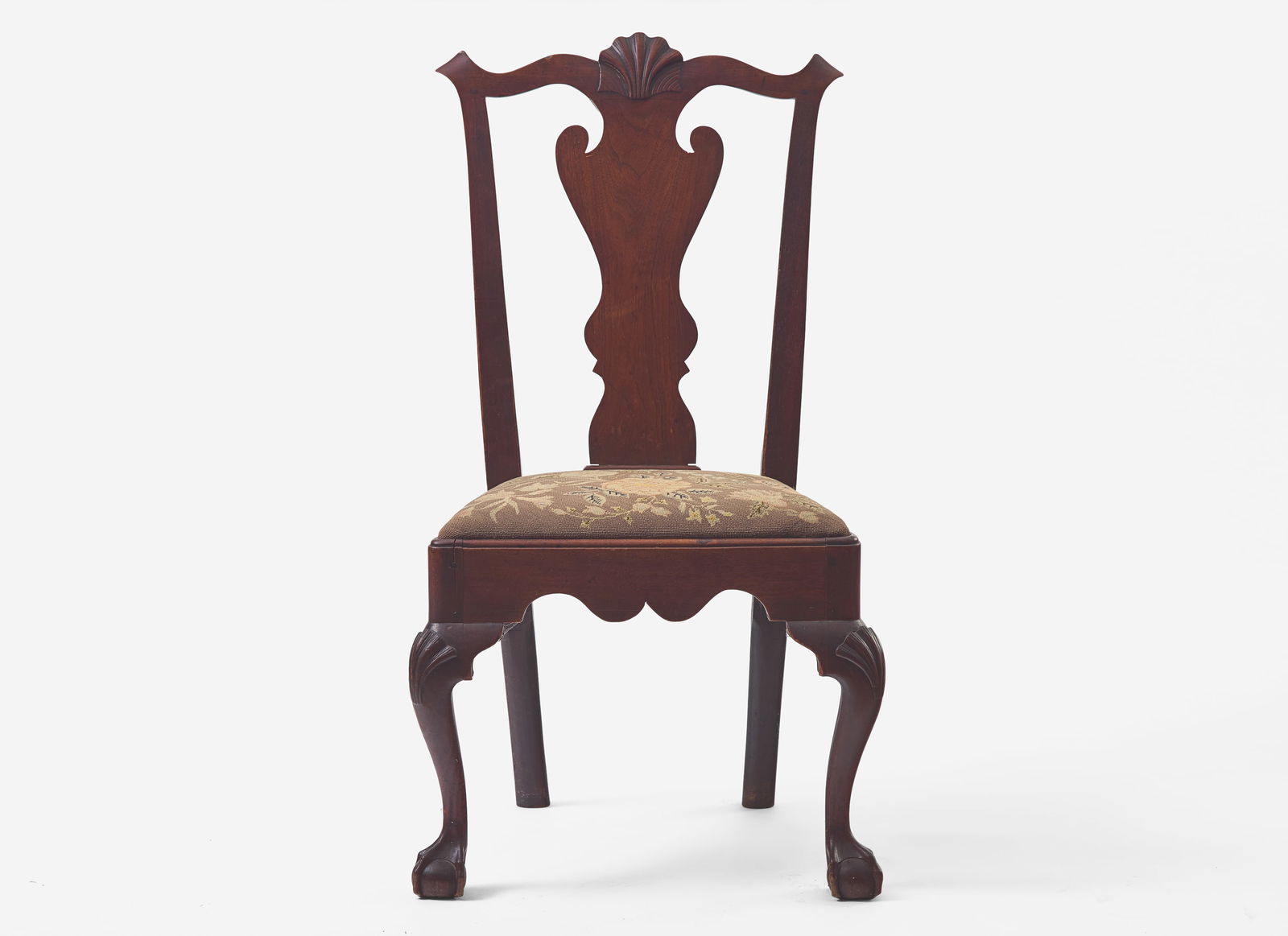 A Chippendale carved walnut side chair, Philadelphia, PA, circa 1770 (1 of 3)