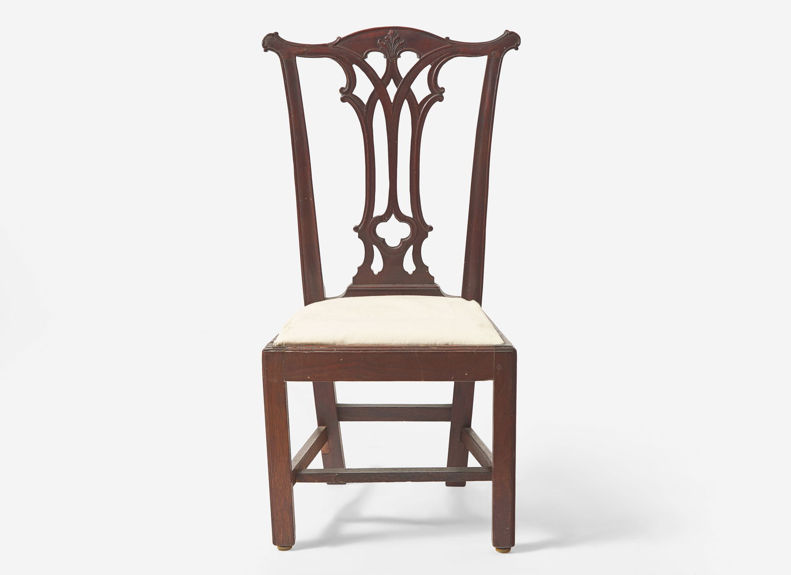 A Chippendale carved mahogany child's chair associated with the Girard Family, Philadelphia, PA, las (1 of 3)