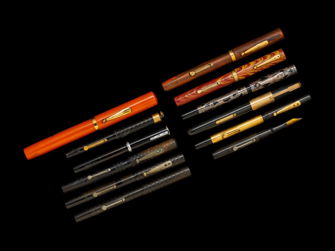 A Collection of Twelve Waterman Writing Instruments (1 of 2)