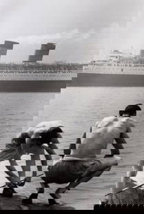 Ruth Orkin (1921-1985) Boys with Ship, NYC, 1948: Ruth Orkin (1921-1985)Boys with Ship, NYC, 1948 Gelatin silver print, printed later, signed, titled, dated in pencil by Mary Engel, Estate Executor, in pencil and Estate copyright credit