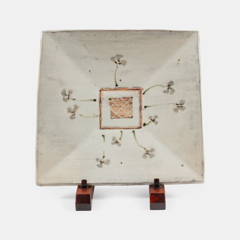 Anne Fløche 
(Danish, b. 1952)
Large Square Charger (1 of 6)