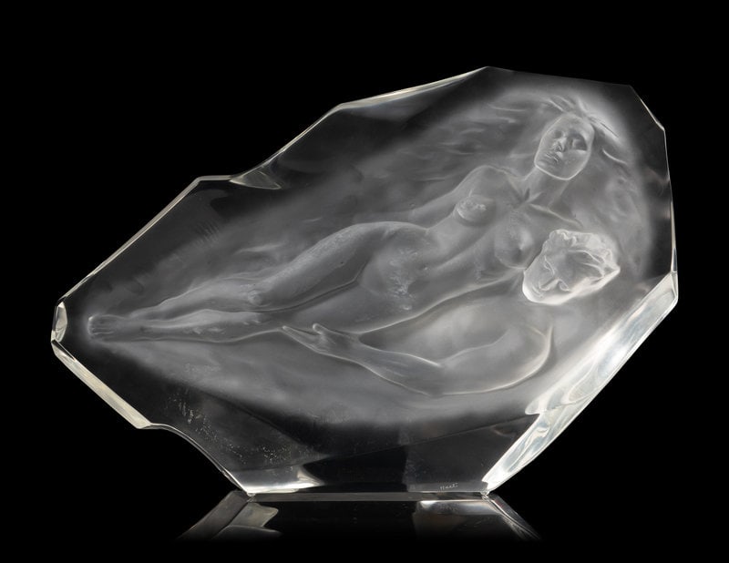 Frederick Hart (American, 1943-1999) Eye of the Flame, 1986: Frederick Hart (American, 1943-1999) Eye of the Flame, 1986 Acrylic resin signed at base 16 x 23 1/2 x 4 inches. This lot is located in Chicago. Size 16 x 23 1/2 x 4 inch