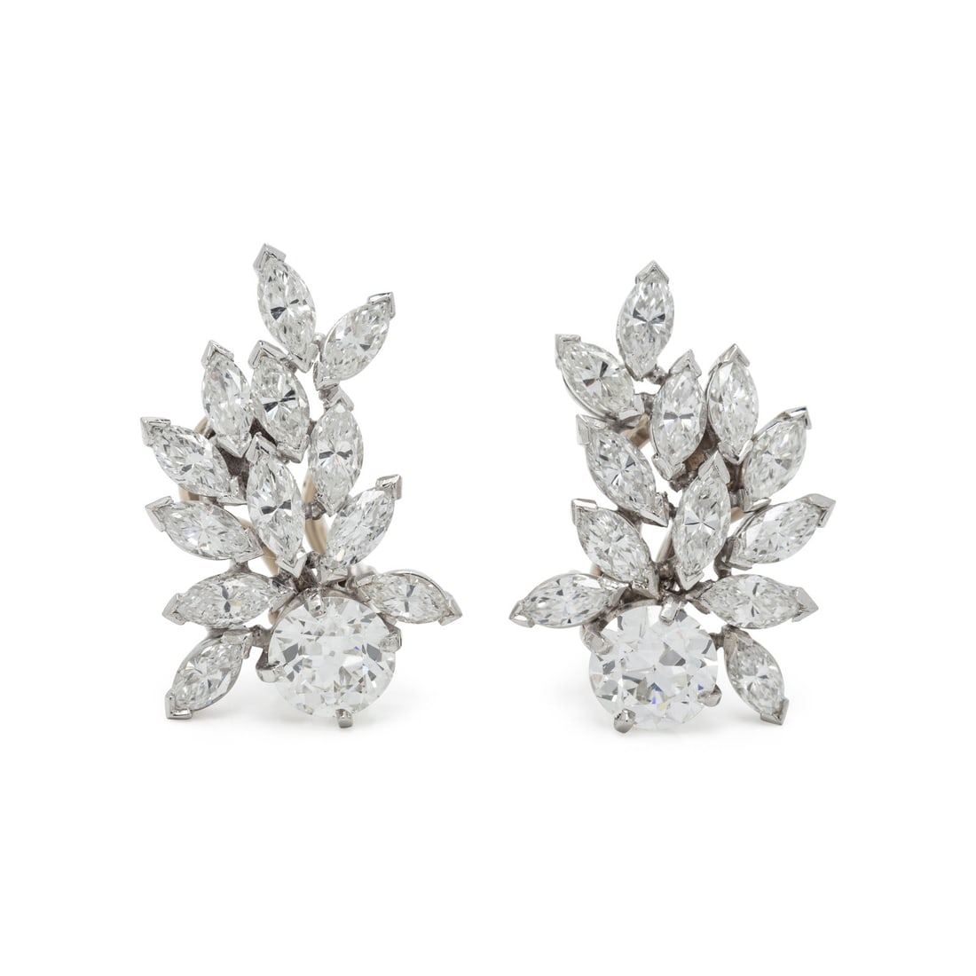 DIAMOND CLUSTER EARCLIPS (1 of 2)