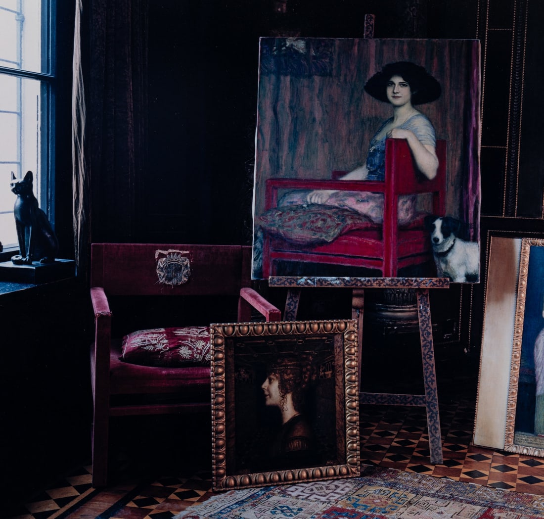 Evelyn Hofer (1922-2009) 260, Villa Stuck, Munich, 1984; and Maison Solvay Bruxelles, 1985 (1 of 12)