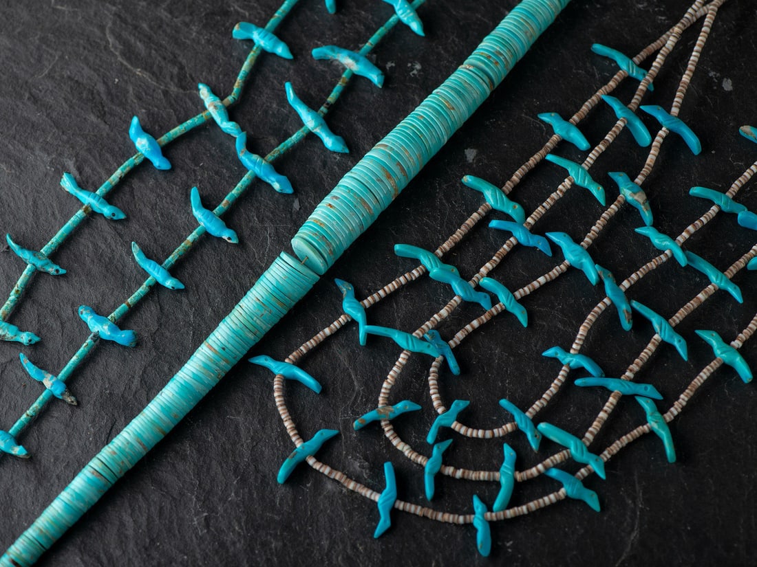 Kewa and Zuni Turquoise Necklaces (1 of 4)