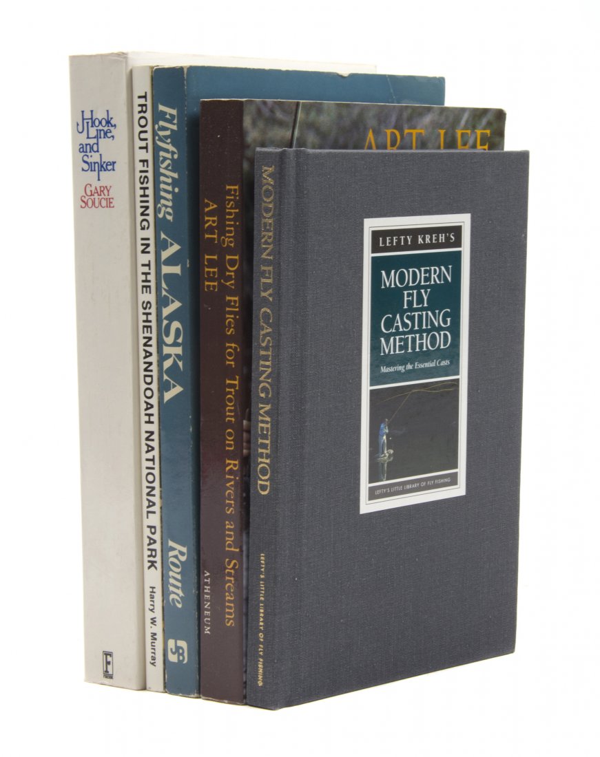 (ANGLING) 16 books pertaining to trout fishing.: (ANGLING) A collection of books pertaining to trout fishing, including Fly Fishing Through the Midlife Crisis. By Howell Raines. New York: William Morrow, (1993). The Way of the Trout. By M.R. Montgom