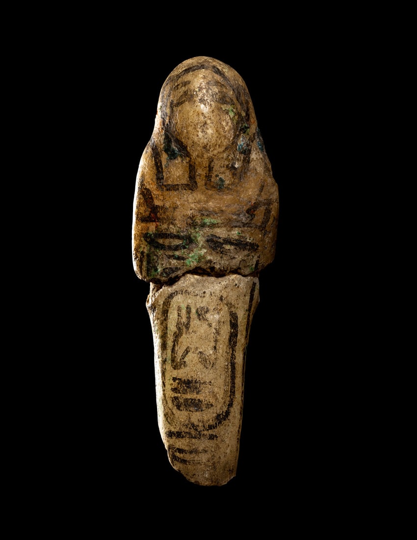 An Egyptian Alabaster Ushabti for Ramesses VI (1 of 4)