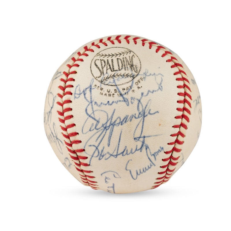 A 1969-70 Chicago Cubs Team Signed Autograph Baseball (1 of 6)