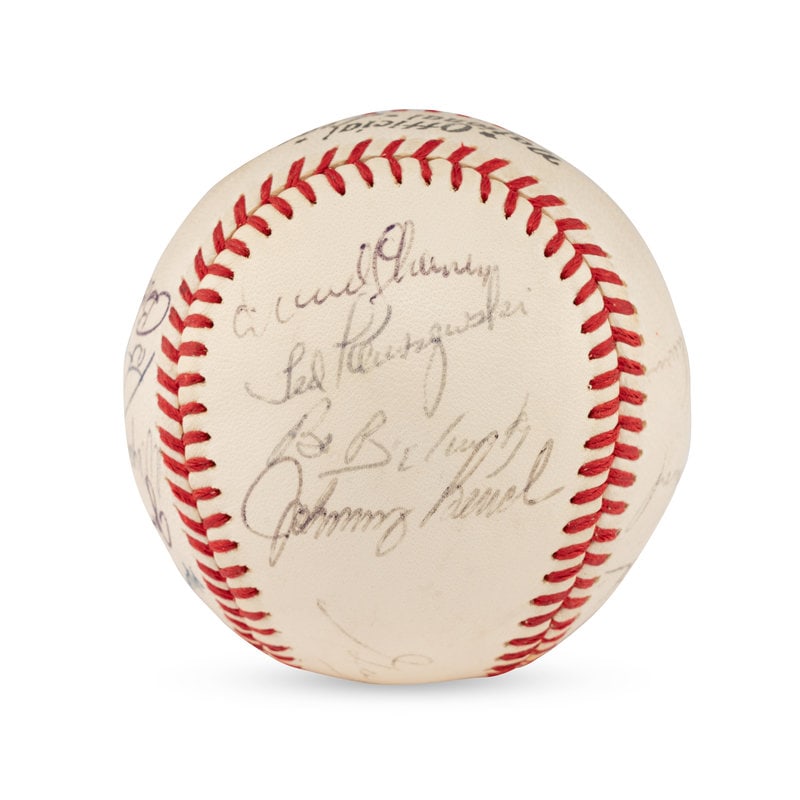 A 1970 Cincinnati Reds Team Signed Autograph Baseball (1 of 6)