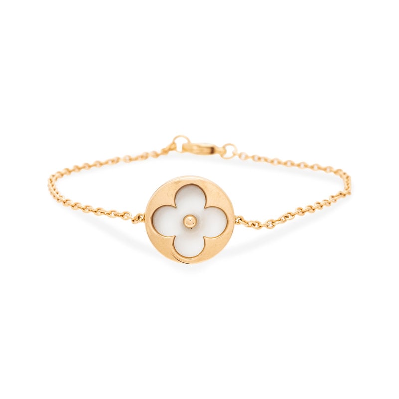 LOUIS VUITTON, ROSE GOLD AND MOTHER-OF-PEARL 'BLOSSOM' BRACELET (1 of 2)