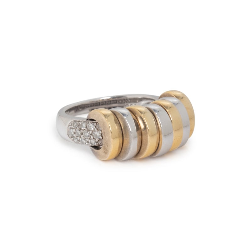 BICOLOR GOLD AND DIAMOND RING (1 of 5)