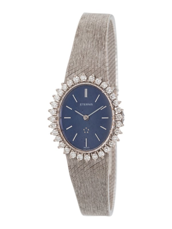 ETERNA, 18K WHITE GOLD AND DIAMOND WATCH (1 of 3)