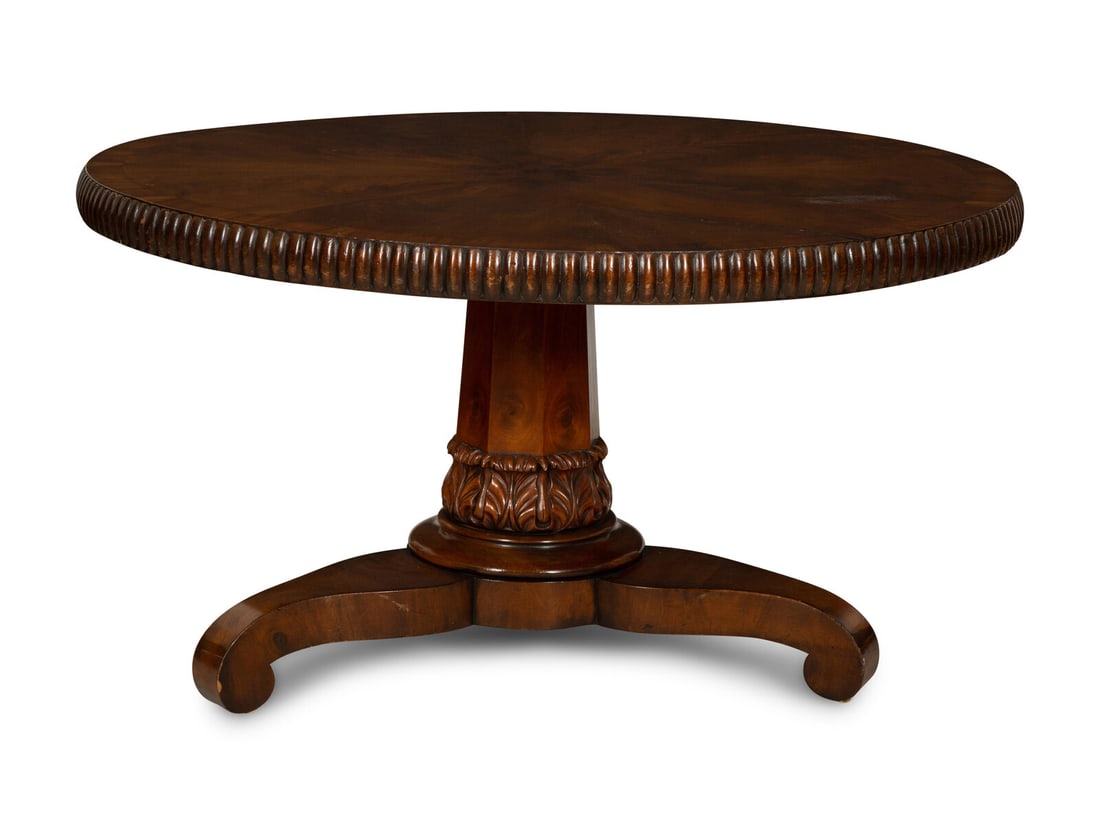 A William IV Mahogany Pedestal Dining Table (1 of 4)