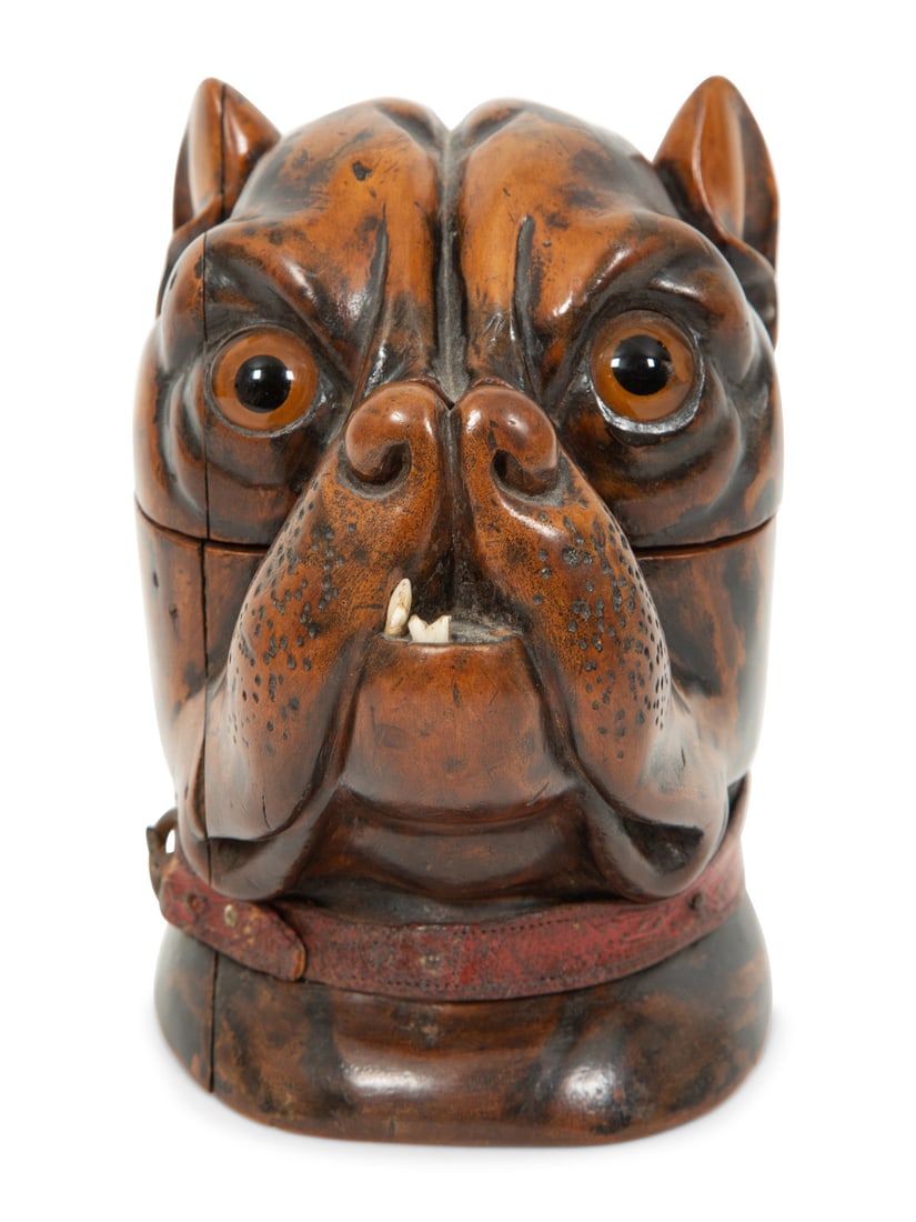 An English Treen Dog Humidor (1 of 5)