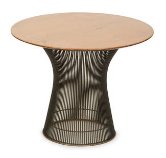 A Warren Platner for Knoll International Side Table: A Warren Platner for Knoll International Side Table Late 20th Century Height 18 3/4 x diameter 24 inches. This lot is located in Palm Beach.