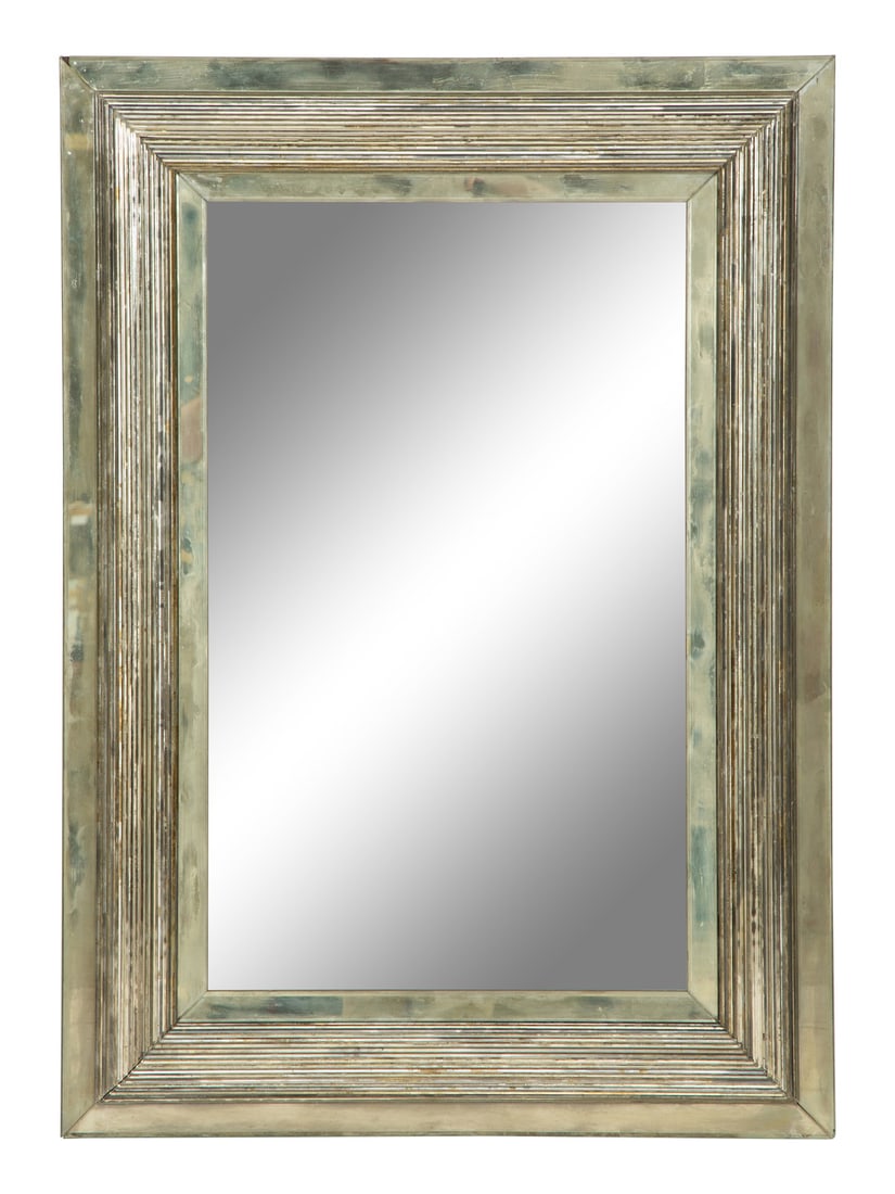 A Silvered Glass Framed Mirror (1 of 3)