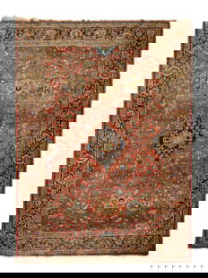 A Hamadan Wool Rug: A Hamadan Wool Rug 20th Century 11 feet 4 inches x 8 feet 6 inches. This lot is located in Palm Beach.