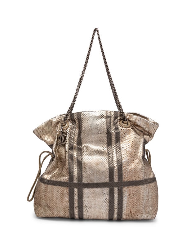 Chanel Metallic Python Shoulder Tote, 2012  (1 of 5)