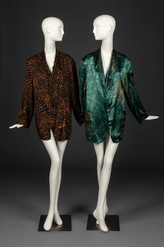 Two Yohji Yamamoto Jackets, 1980s: Two Yohji Yamamoto Jackets, 1980s Alicia Simeran was born in Mendoza, in the heart of Argentina’s wine country. While attending Catholic school, Alicia’s mother helped her construct a dr