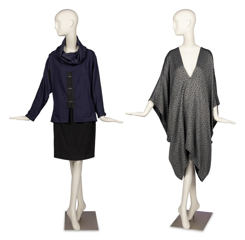 Yohji Yamamoto Shirt with Comme des Garçons Shawl and Poncho: Yohji Yamamoto Shirt with Comme des Garçons Shawl and Poncho Alicia Simeran was born in Mendoza, in the heart of Argentina’s wine country. While attending Catholic school, Alicia’
