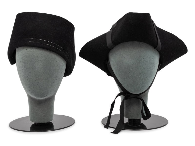 Two Yohji Yamamoto Felted Wool Hats: Two Yohji Yamamoto Felted Wool Hats Alicia Simeran was born in Mendoza, in the heart of Argentina’s wine country. While attending Catholic school, Alicia’s mother helped her construct a