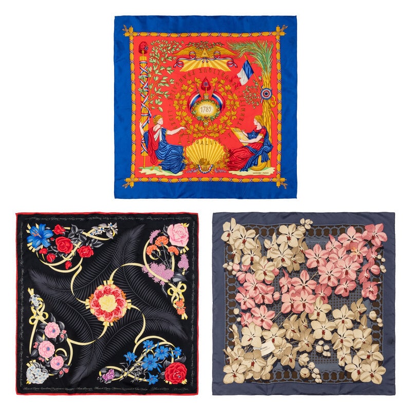 Three Hermès Scarves (1 of 7)