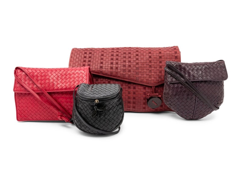 Four Bottega Veneta Bags, 1980s  (1 of 5)