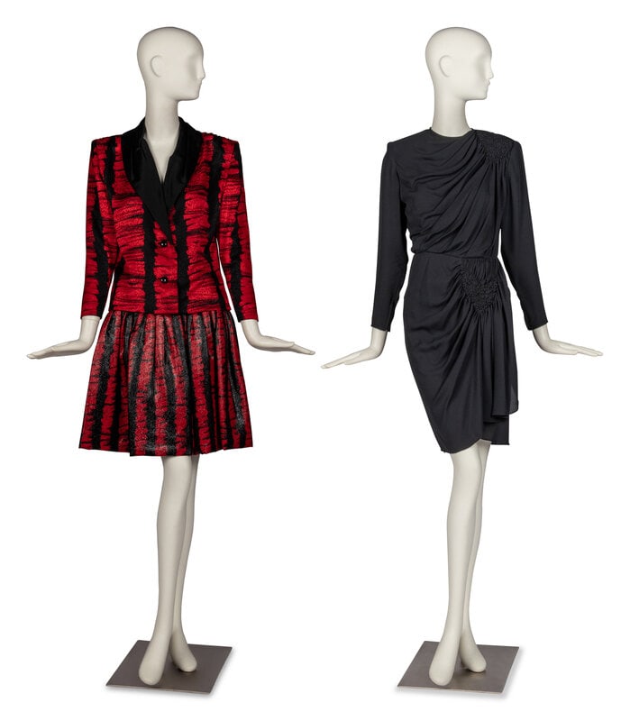 Galanos Ensemble and Dress, 1980s  (1 of 5)