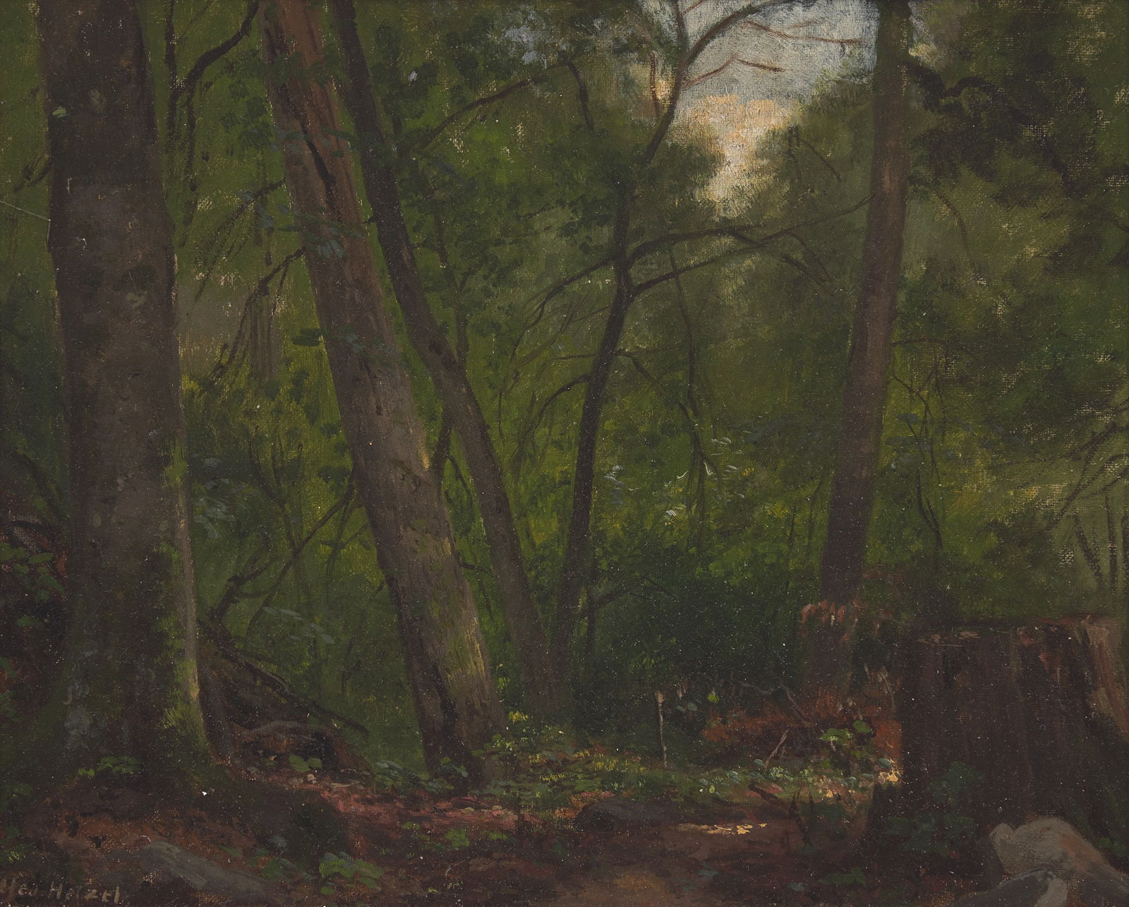 George Hetzel (American, 1826–1899) - Woodland Scene (1 of 2)
