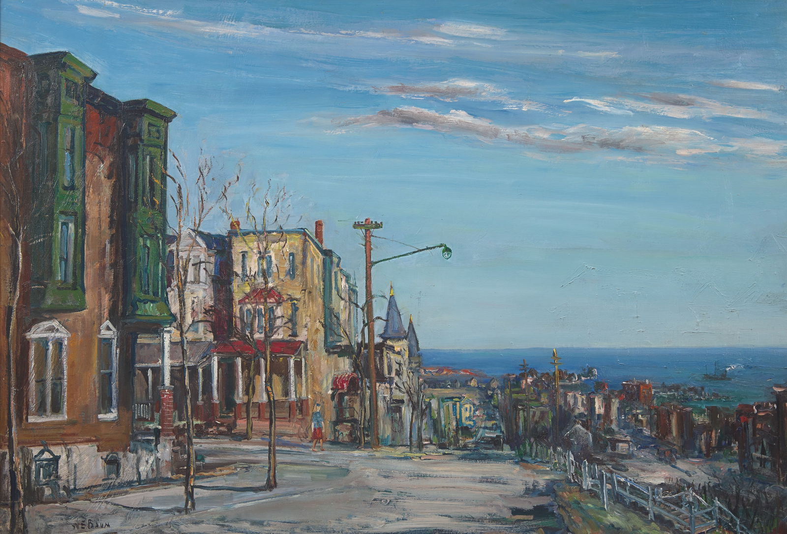 Walter Emerson Baum (American, 1884–1956) - Grey City (1 of 2)