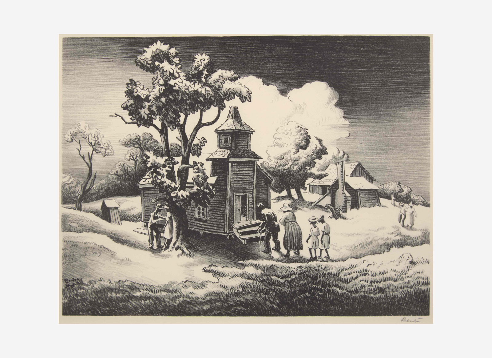 Thomas Hart Benton (American, 1889–1975) - Sunday Morning (1 of 1)