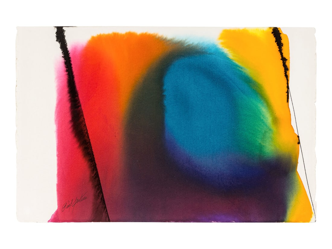 Paul Jenkins
(American, 1923-2012)
Phenomenon Astral Blue,  1987 (1 of 7)