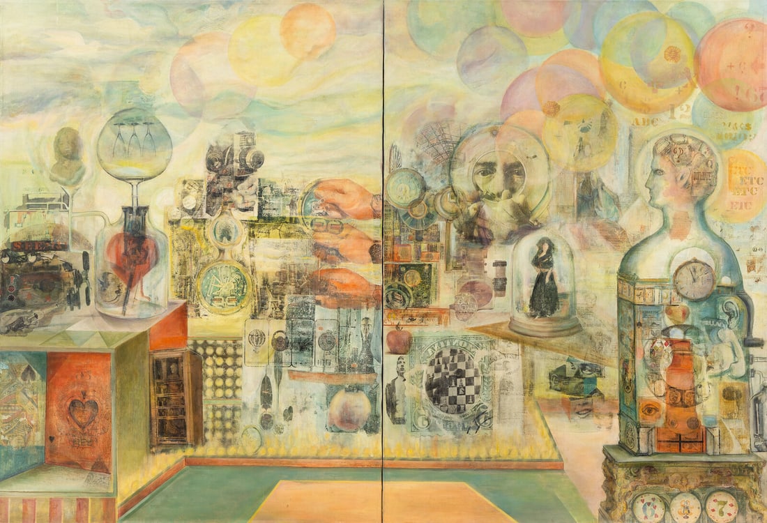 Vera Berdich
(American, 1915-2003)
The Game (Diptych), 1965 (1 of 5)