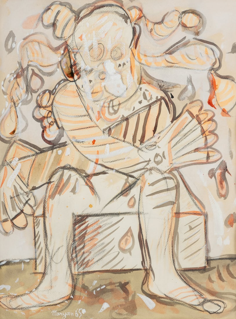 Maryan (Pinchas Burstein)
(American/Polish, 1927-1977)
Personnage, 1965 (1 of 5)