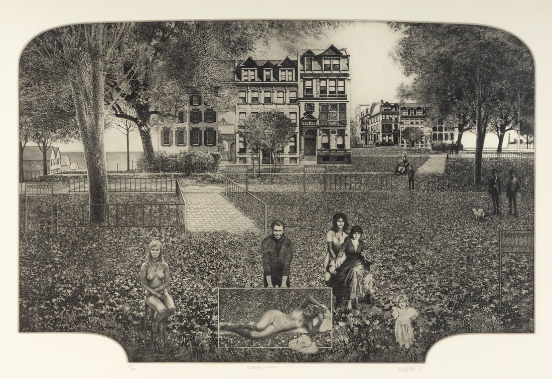 Peter Milton
(American, b. 1930)
Collecting with Rudi, 1974 (1 of 5)