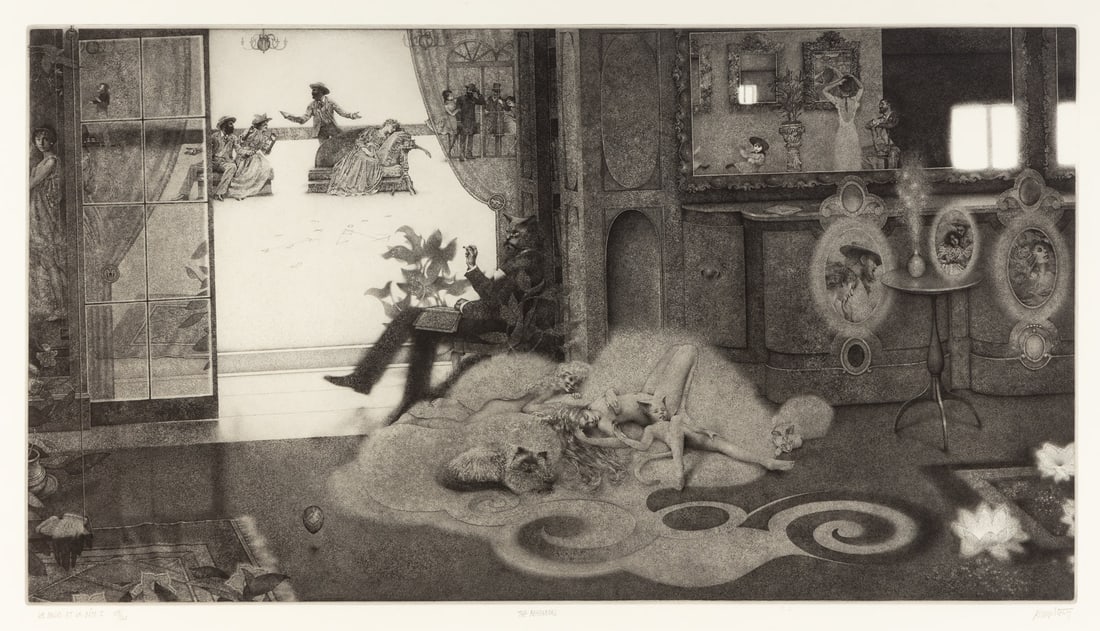 Peter Milton
(American, b. 1930)
Les Belles et la Bête I: The Rehearsal, 1977 (1 of 6)