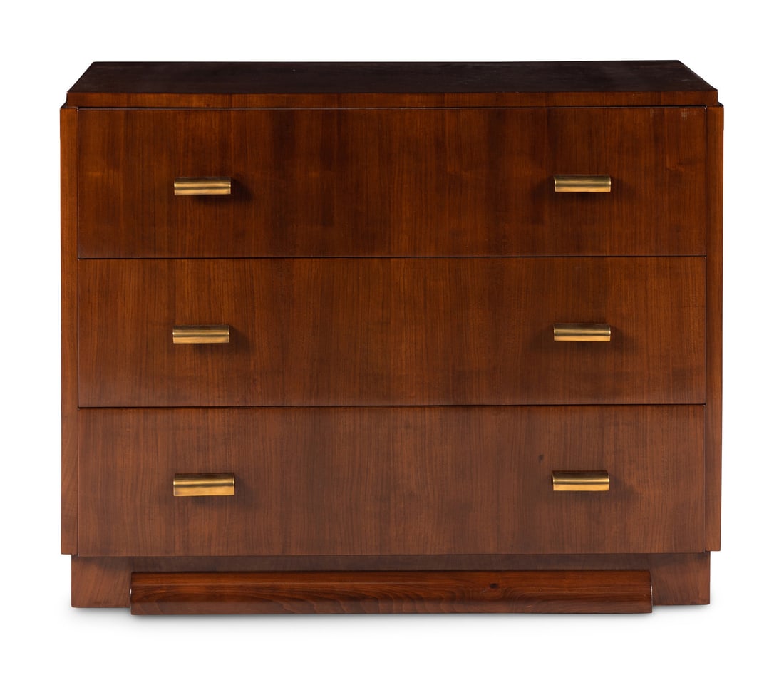 A Contemporary Walnut Chest of Drawers (1 of 9)