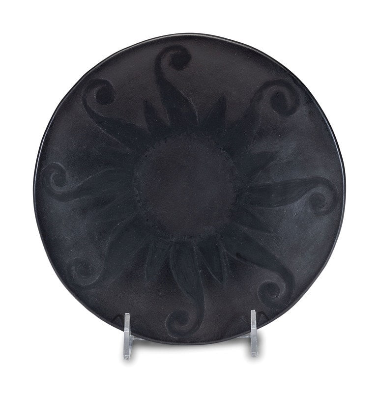Maria Martinez
(San Ildefonso, 1904-1943)
Backware Pottery Plate1923-1925 (1 of 2)