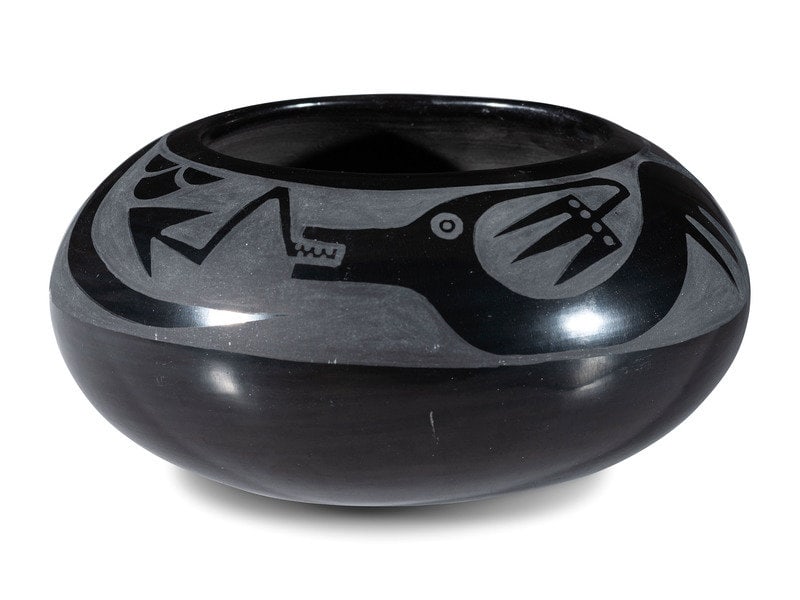Santana and Adam Martinez
(San Ildefonso, 1909-2002 / 1904-2000)
Blackware Pottery Jar (1 of 4)