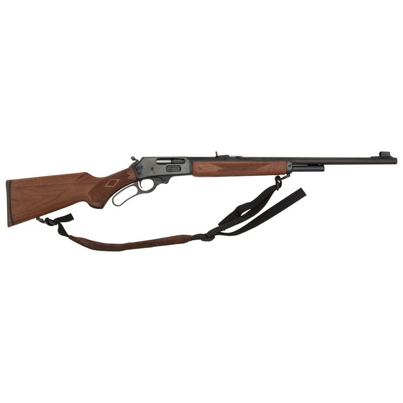 * Marlin Model 1895-SS: * Marlin Model 1895-SS .45-70 Government. 22" barrel length. SN: 01039694. Blued metal finish. Two piece walnut stock has checkering to semi pistol grip and forearm. Lever action rifle with 