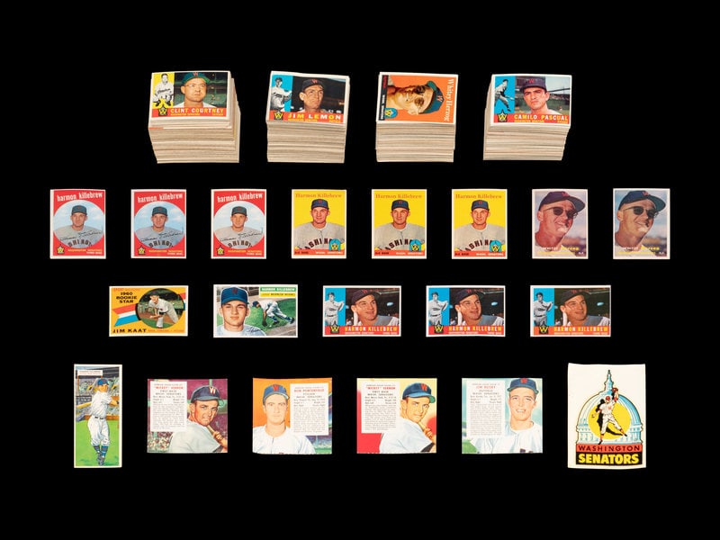 A Group of Over 300 Assorted 1950s-60s Washington Senators Baseball Cards Including Multiple Harmon  (1 of 2)